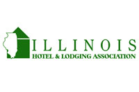 Green logo for Illinois Hotel Lodging Association Logo